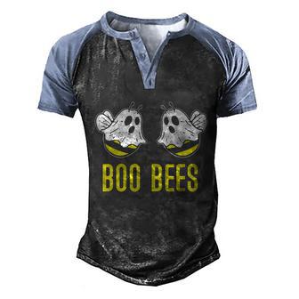 Funny Halloween Funny Boo Bees Costume Halloween Graphic Design Printed Casual Daily Basic Men's Henley Shirt Raglan Sleeve 3D Print T-shirt - Thegiftio UK