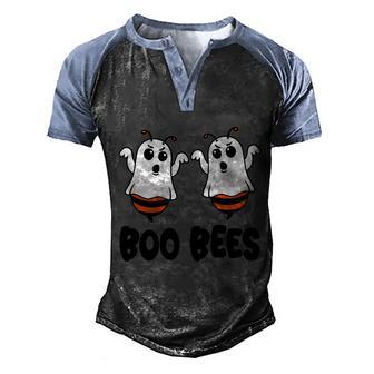 Funny Halloween Funny Boo Bees Funny Halloween Costume Gift Halloween Pumpkin Men's Henley Shirt Raglan Sleeve 3D Print T-shirt - Thegiftio UK