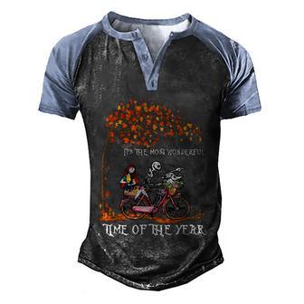Funny Halloween Its The Most Wonderful Time Of The Year Graphic Design Printed Casual Daily Basic Men's Henley Shirt Raglan Sleeve 3D Print T-shirt - Thegiftio UK