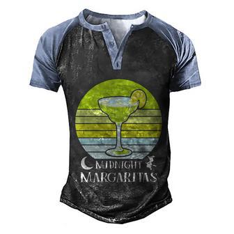 Funny Halloween Midnight Margaritas Halloween Drinking Min Graphic Design Printed Casual Daily Basic Men's Henley Shirt Raglan Sleeve 3D Print T-shirt - Thegiftio UK
