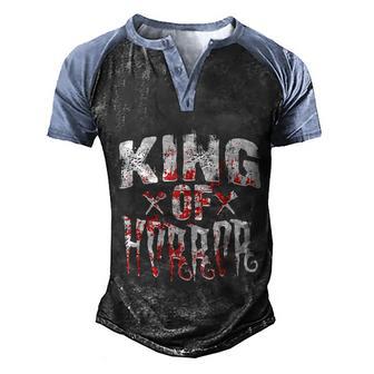 Funny Horror Movie Gift Scary King Of Horror Graphic Design Printed Casual Daily Basic Men's Henley Shirt Raglan Sleeve 3D Print T-shirt - Thegiftio UK