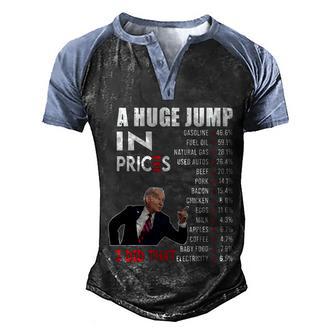 Funny Joe Biden Us Crisis I Did That Anti Biden Liberals Graphic Design Printed Casual Daily Basic Men's Henley Shirt Raglan Sleeve 3D Print T-shirt - Thegiftio UK