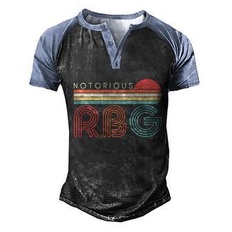 Funny Retro Sun Notorious Rbg Ruth Bader Ginsburg Tribute Graphic Design Printed Casual Daily Basic Men's Henley Shirt Raglan Sleeve 3D Print T-shirt - Thegiftio UK