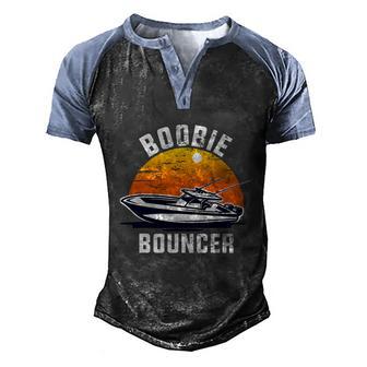 Funny Sailing Boat Boobie Bouncer Vintage Graphic Design Printed Casual Daily Basic V3 Men's Henley Shirt Raglan Sleeve 3D Print T-shirt - Thegiftio UK