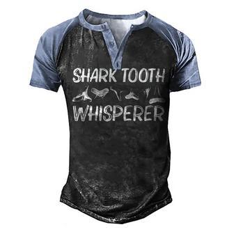 Funny Sharkth Design For Men Women Animal Fossil Hunters Men's Henley Shirt Raglan Sleeve 3D Print T-shirt - Thegiftio UK
