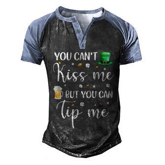 Funny St Patricks Day Waitress Bartender Waiter Tips Gift Graphic Design Printed Casual Daily Basic Men's Henley Shirt Raglan Sleeve 3D Print T-shirt - Thegiftio UK