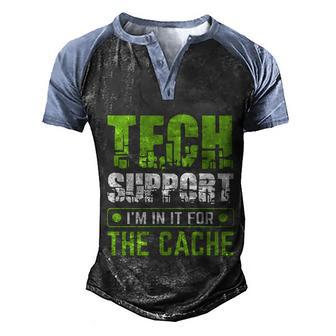 Funny Support Checklist Tech Definition Mechanic Machine Cool Gift Graphic Design Printed Casual Daily Basic Men's Henley Shirt Raglan Sleeve 3D Print T-shirt - Thegiftio UK