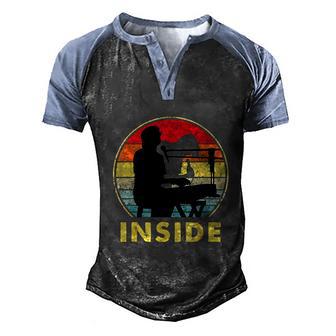 Funny Vintage Retro Bo BurNham Insides Merch Graphic Design Printed Casual Daily Basic Men's Henley Shirt Raglan Sleeve 3D Print T-shirt - Thegiftio UK
