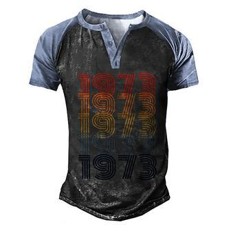 Funny Womens Rights 1973 Pro Roe Rights Ferminist 2022 1 Men's Henley Shirt Raglan Sleeve 3D Print T-shirt - Monsterry DE