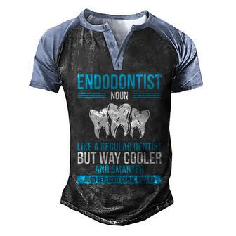 Future Endodontist Dentist Tooth Dental Assistant Hygienist Gift Graphic Design Printed Casual Daily Basic Men's Henley Shirt Raglan Sleeve 3D Print T-shirt - Thegiftio UK