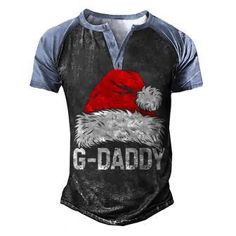 G Daddy Santa Christmas Family Xmas Gifts Men's Henley Shirt Raglan Sleeve 3D Print T-shirt - Thegiftio UK