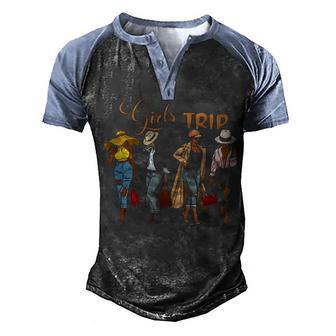 Girls Trip Black Women 1 Men's Henley Shirt Raglan Sleeve 3D Print T-shirt - Thegiftio UK