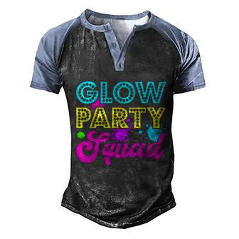 Glow Party Squad Halloween Costume Party Colorful Graphic Design Printed Casual Daily Basic Men's Henley Shirt Raglan Sleeve 3D Print T-shirt - Thegiftio UK