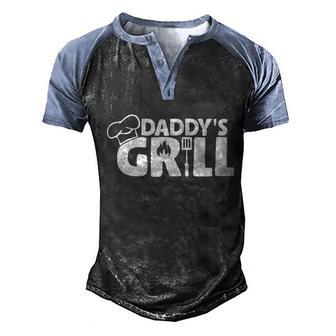 Grilling Bbq Gift Barbecue Dad Grill Barbecuing Fathers Day Gift Graphic Design Printed Casual Daily Basic Men's Henley Shirt Raglan Sleeve 3D Print T-shirt - Thegiftio UK