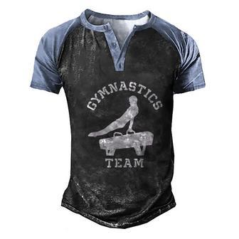 Gymnastics Team Gymnast American Artistic Gymnastics Graphic Design Printed Casual Daily Basic Men's Henley Shirt Raglan Sleeve 3D Print T-shirt - Thegiftio UK