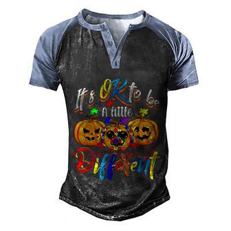 Halloween Birthday Party Outfit Skeleton Birthday Party Graphic Design Printed Casual Daily Basic Men's Henley Shirt Raglan Sleeve 3D Print T-shirt - Thegiftio UK