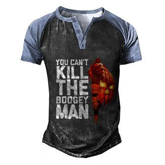 Halloween Costume You Cant Kill The Boogey Man Graphic Design Printed Casual Daily Basic Men's Henley Shirt Raglan Sleeve 3D Print T-shirt - Thegiftio UK