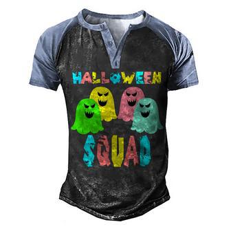 Halloween Ghost Squad Graphic Design Printed Casual Daily Basic Men's Henley Shirt Raglan Sleeve 3D Print T-shirt - Thegiftio UK