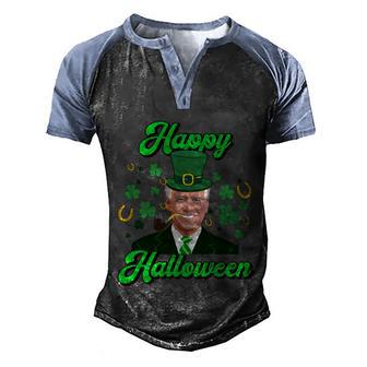 Happy Halloween Joe Biden St Patricks Day Graphic Design Printed Casual Daily Basic Men's Henley Shirt Raglan Sleeve 3D Print T-shirt - Thegiftio UK