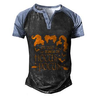 Hocus Pocus Halloween Graphic Design Printed Casual Daily Basic V2 Men's Henley Shirt Raglan Sleeve 3D Print T-shirt - Thegiftio UK