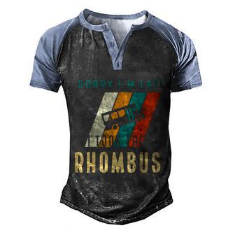 I Took The Rhombus Tee Funny Geometry Parallelogram Graphic Design Printed Casual Daily Basic Men's Henley Shirt Raglan Sleeve 3D Print T-shirt - Thegiftio UK