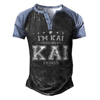 Im Kai Doing Kai Things Men's Henley Shirt Raglan Sleeve 3D Print T-shirt - Thegiftio UK