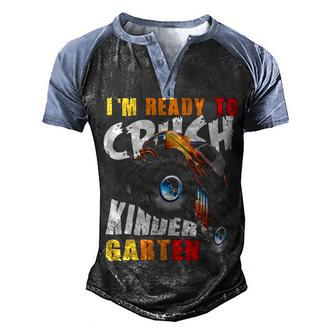 Im Ready To Kindergarten Monster Truck Lover Back To School S Men's Henley Shirt Raglan Sleeve 3D Print T-shirt - Thegiftio UK