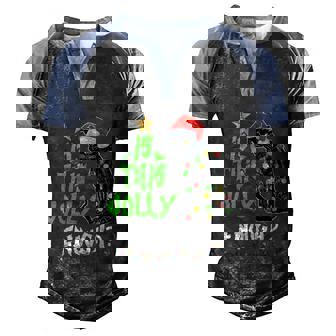 Is This Jolly Enough Noel Black Cat Merry Christmas Tshirt Men's Henley Shirt Raglan Sleeve 3D Print T-shirt - Thegiftio UK