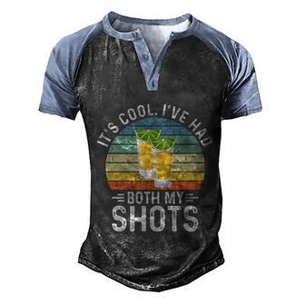 Its Cool Ive Had Both My Shots Gift I Have Had My Shots Meaningful Gift Men's Henley Shirt Raglan Sleeve 3D Print T-shirt - Thegiftio UK