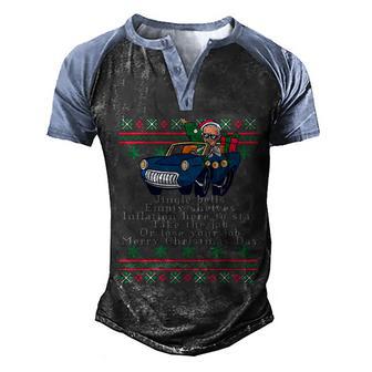 Jingle Joe Biden Funny Ugly Christmas Sweater Graphic Design Printed Casual Daily Basic Men's Henley Shirt Raglan Sleeve 3D Print T-shirt - Thegiftio UK