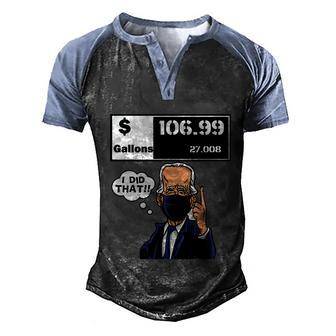 Joe Biden I Did That Sticker Funny Republican Graphic Design Printed Casual Daily Basic Men's Henley Shirt Raglan Sleeve 3D Print T-shirt - Thegiftio UK