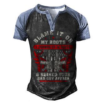 Kayaking Paddling Good Hard Paddling Gets Me Wet Funny Men's Henley Shirt Raglan Sleeve 3D Print T-shirt - Thegiftio UK
