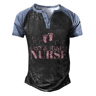 Labor And Delivery Nurse Gift Graphic Design Printed Casual Daily Basic Men's Henley Shirt Raglan Sleeve 3D Print T-shirt - Thegiftio UK
