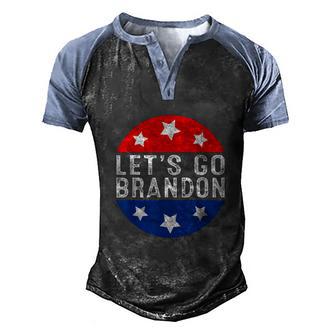 Lets Go Brandon Design Graphic Design Printed Casual Daily Basic Men's Henley Shirt Raglan Sleeve 3D Print T-shirt - Thegiftio UK