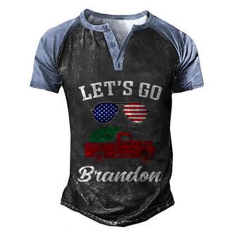 Lets Go Brandon Lets Go Brandon Christmas Graphic Design Printed Casual Daily Basic Men's Henley Shirt Raglan Sleeve 3D Print T-shirt - Thegiftio UK