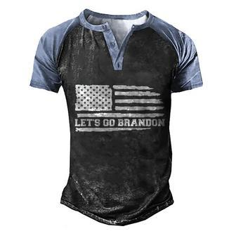 Lets Go Brandon Lets Go Brandon Lets Go Brandon Lets Go Brandon Funny Men Women Men's Henley Shirt Raglan Sleeve 3D Print T-shirt - Thegiftio UK