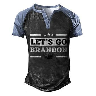 Lets Go Brandon Lets Go Brandon Lets Go Brandon Lets Go Brandon Graphic Design Printed Casual Daily Basic Men's Henley Shirt Raglan Sleeve 3D Print T-shirt - Thegiftio UK