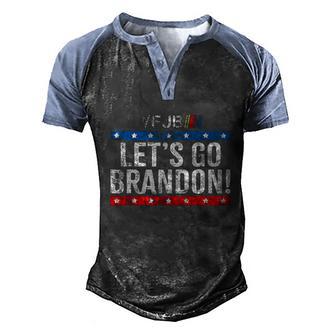 Lets Go Brandon Lets Go Brandon Tee Fjb Vintage Graphic Design Printed Casual Daily Basic Men's Henley Shirt Raglan Sleeve 3D Print T-shirt - Thegiftio UK