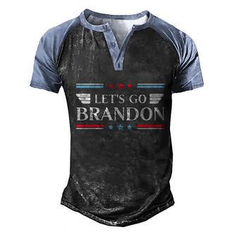 Lets Go Brandon Lets Go Darwin Graphic Design Printed Casual Daily Basic V2 Men's Henley Shirt Raglan Sleeve 3D Print T-shirt - Thegiftio UK
