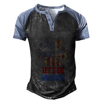 Lets Go Brandon Shirts 2021 Vintage Lets Skull Tees Graphic Design Printed Casual Daily Basic Men's Henley Shirt Raglan Sleeve 3D Print T-shirt - Thegiftio UK