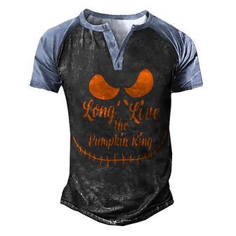 Limited Pumpkin King T Men's Henley Shirt Raglan Sleeve 3D Print T-shirt - Thegiftio UK