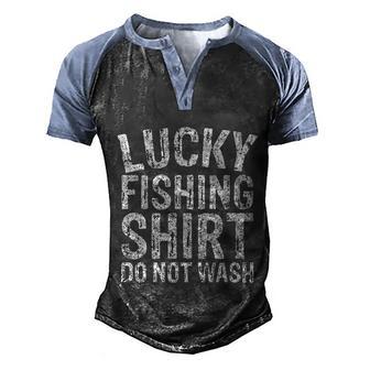 Lucky Fishing Do Not Wash Shirt Fisherman Christmas Graphic Design Printed Casual Daily Basic Men's Henley Shirt Raglan Sleeve 3D Print T-shirt - Thegiftio UK