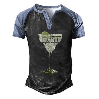 Margaritaville For Giftheartbeat Margarita Tee Gift Men's Henley Shirt Raglan Sleeve 3D Print T-shirt - Thegiftio UK