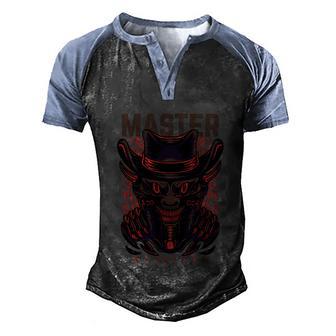 Master Trick Graphic Design Printed Casual Daily Basic Men's Henley Shirt Raglan Sleeve 3D Print T-shirt - Thegiftio UK