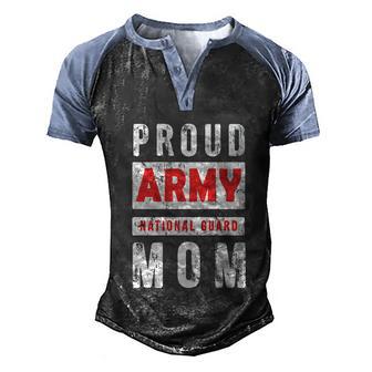 National Guard Mom Proud Army National Guard Mom Graphic Design Printed Casual Daily Basic Men's Henley Shirt Raglan Sleeve 3D Print T-shirt - Thegiftio UK