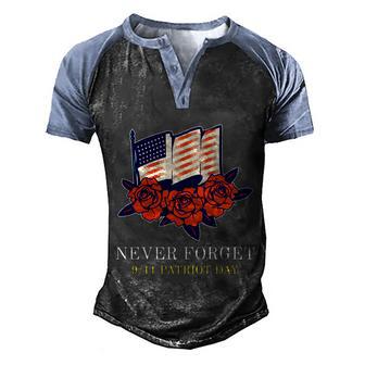 Never Forget Tshirtnever Forget_ Patriot Day _ Graphic Design Printed Casual Daily Basic Men's Henley Shirt Raglan Sleeve 3D Print T-shirt - Thegiftio UK