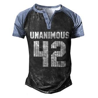 New York Rivera 42 Pro Baseball Unanimous Graphic Design Printed Casual Daily Basic V2 Men's Henley Shirt Raglan Sleeve 3D Print T-shirt - Thegiftio UK
