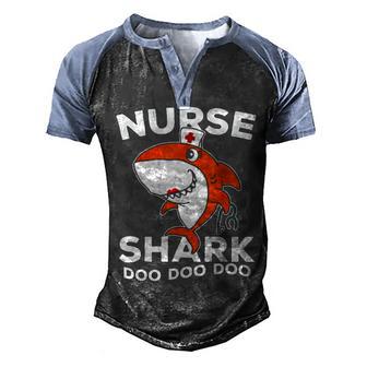 Nurse Shark Mother S Day Hospital Doctor M Men's Henley Shirt Raglan Sleeve 3D Print T-shirt - Thegiftio UK