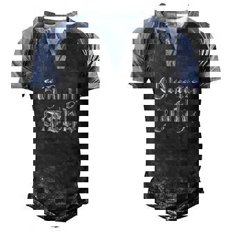 Oh My Goth | Gothic Men's Henley Shirt Raglan Sleeve 3D Print T-shirt - Monsterry