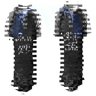 Oh My Goth V2 Men's Henley Shirt Raglan Sleeve 3D Print T-shirt - Monsterry